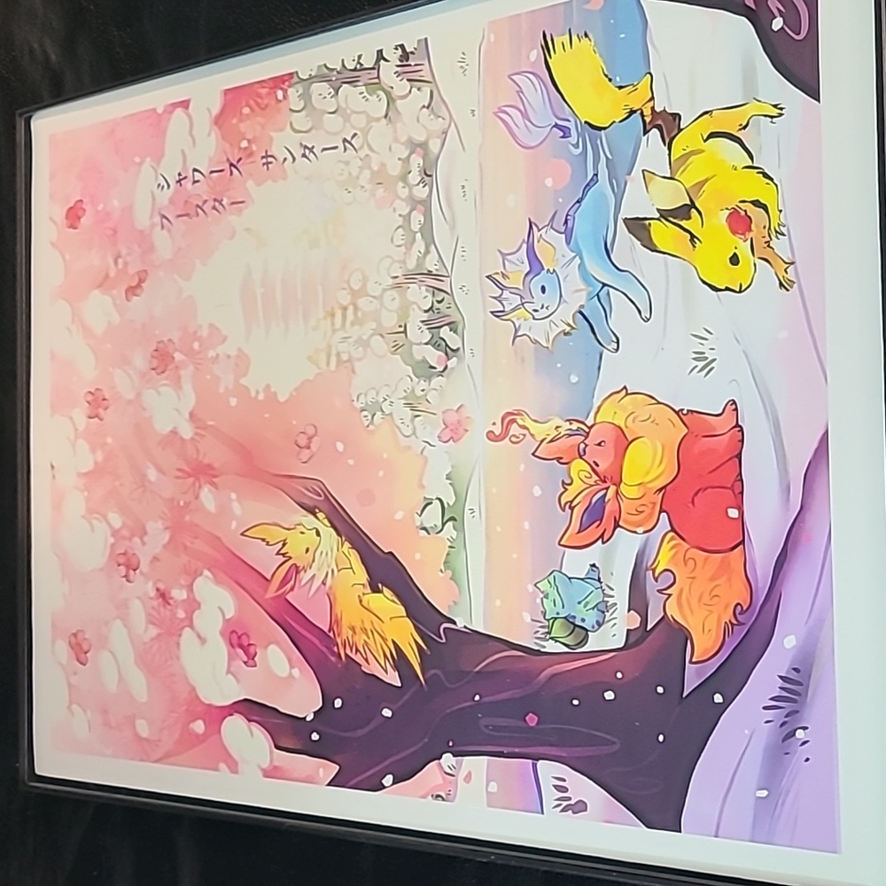 Pokemon Framed Canvas Art - Picture 3 of 3